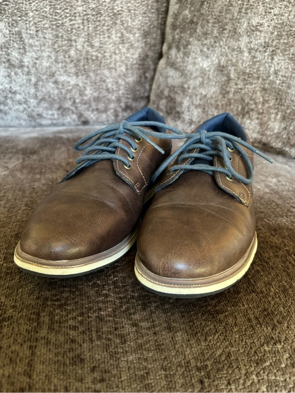 Boys oxford dress shoes - brown